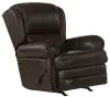 Jackson Furniture Industries 524111-1268/09-3068/09 Roberto - Leather Rocker Recliner - Cocoa