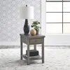 Liberty Furniture 406-OT1023 Modern Farmhouse - Drawer Chair Side Table - Dusty Charcoal