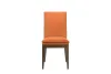 New Classic D7185B-20-ORG Maggie - Dining Chair With Cushion (Set of 2) - Terracotta / Walnut
