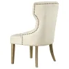 CoasterElevations 104507 Baney - Tufted Upholstered Dining Chair - Beige And Rustic Gray