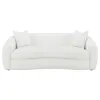 CoasterElevations 509871-S3 Isabella - 3 Piece Faux Sheepskin Upholstered Sofa Set - Natural