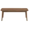 CoasterEssence 753524 Radley - 3 Piece Rectangular Coffee Table Set - Natural Walnut