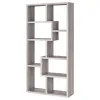 CoasterEveryday 801137 Theo - 7-Shelf Bookshelf - Gray Driftwood