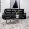 Coaster Fine Furniture 610244 Camila - Upholstered Motion Reclining Sofa - Black