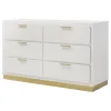 Coaster Fine Furniture 224773 Caraway - 6-Drawer Dresser - White
