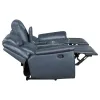 Coaster Fine Furniture 610272 Sloane - Upholstered Padded Arm Reclining Loveseat - Blue
