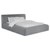 Coaster Fine Furniture 315981Q Wilshire - Upholstered Queen Platform Bed - Gray