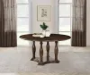 Coaster Fine Furniture 109400 Landon - Round Wood Pedestal Dining Table - Rich Brown