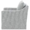 Coaster Fine Furniture 904137 Winter - Upholstered Sloped Arm Accent Swivel Chair - Gray