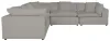 Jackson Furniture Industries 4445/31/59-26 Jackson Furniture Industries 4445/31/59-26 Posh - 5 Piece Modular Sectional With 2 Armless, 3 Corners - Dove