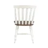 Liberty Furniture 741-C1500S Al Fresco - Slat Back Side Chair - Graphite & Whitestone