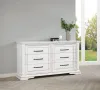 Coaster Fine Furniture 215873 Mckinney - 6-Drawer Bedroom Dresser Cabinet - Vintage White
