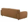 Coaster Fine Furniture 509501 Buxton - Top Grain Leather Upholstered Sofa - Orange