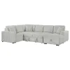 Coaster Fine Furniture 501208B3 Devonshire - Right Chaise With Storage & 1 Piece Pillow, Box 3 of 3 - Gray