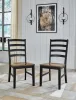 Ashley Furniture D634/35/01(4) Ashley Furniture D634/35/01(4) Wildenauer - 9 Pc. - Extension Table, 8 Side Chairs - Brown / Black