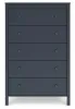 Ashley Furniture EB1528-245 Simmenfort - Five Drawer Chest - Navy Blue