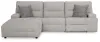Ashley Furniture 93605S7 Ashley Furniture 93605S7 Acklen Place - 3-Piece Power Reclining Sectional With LAF Power Reclining Back Chaise - Pewter