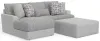 Jackson Furniture Industries 3480/75/42/28-18 Jackson Furniture Industries 3480/75/42/28-18 Titan - 2 Piece Sofa Chaise With Comfort Coil Seating, 45