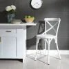 Liberty Furniture 179-B300524-AW Liberty Furniture 179-B300524-AW Vintage Series - X Back Counter Chair - Antique White