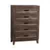 Liberty Furniture 384-BR-QPBDMC Liberty Furniture 384-BR-QPBDMC Ridgecrest - 4 Piece Bedroom Set (Queen Panel Bed, Dresser & Mirror, Chest) - Cobblestone