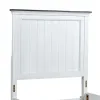 Liberty Furniture 417-BR11 Allyson Park - Twin Panel Headboard - Wirebrushed White / Charcoal