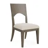 Riverside Furniture 87157 Sariel - Upholstered Side Chair (Set of 2) - Dark Brown