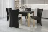 New Classic D2034G-10 Empire - Rectangle Dining Table - Black