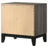 CoasterEveryday 212422 Watson - 2-Drawer Nightstand - Gray Oak