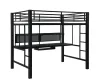 CoasterElevations 460023 Avalon - Full Workstation Loft Bed - Black
