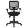 CoasterEssence 800019 Rollo - Upholstered Adjustable Ergonomic Office Chair - Black