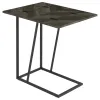 CoasterEveryday 931156 Carly - Expandable Engineered Wood C-Shaped Side Table - Gray