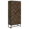 CoasterEveryday 959640 Carolyn - 2 Door Engineered Wood Accent Cabinet - Rustic Oak