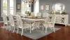 Furniture of America CM3150WH-AC-2PK Arcadia - Arm Chair (Set of 2) - Antique White
