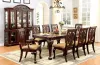 Furniture of America CM3185T Petersburg - Dining Table With X Leaf - Cherry