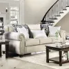 Furniture of America SM6152-SF Sinatra - Sofa - Light Mocha / Navy / Champagne