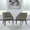 Liberty Furniture 732-C6501S Cascade Falls - Upholstered Side Chair - Satin Espresso