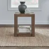 Liberty Furniture 449-OT1021 Liberty Furniture 449-OT1021 Broadmore - Square Chairside Table - Cobblestone Brown