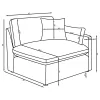 CoasterElevations 551454RAF Hobson - Upholstered RAF Chair - Ivory