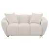 Coaster Fine Furniture 509302 Destino - Chenille Upholstered Splayed Arm Loveseat - Greige