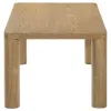 Coaster Fine Furniture 710868 Castlewood - Engineered Wood Cocktail Coffee Table - Washed Oak