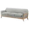Coaster Fine Furniture 511071 Vaughn - Fabric Upholstered Flared Arm Sofa - Gray