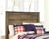 Ashley Furniture B446-87 Ashley Furniture B446-87 Trinell - Full Panel Headboard - Brown