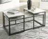 Ashley Furniture T182-13 Donnesta - Occasional Table Set (Set of 3) - Gray / Black