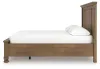 Ashley Furniture PCB779B13 Feddinger - California King Panel Storage Bed - Medium Brown