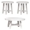 Liberty Furniture 406W-OT-3PCS Liberty Furniture 406W-OT-3PCS Modern Farmhouse - 3 Piece Table Set - White