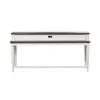 Liberty Furniture 417-OT7637 Allyson Park - Console Bar Table - Wirebrushed White / Charcoal