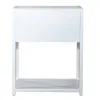 Liberty Furniture 2030WH-AT2126 Liberty Furniture 2030WH-AT2126 East End - 1 Drawer 1 Shelf Accent Table - Wirebrushed White