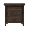 Liberty Furniture 297-BR61 Paradise Valley - Nightstand With Charging Station - Saddle Brown