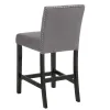 New Classic D400-22-GRY Celeste - Counter Chair (Set of 2) - Gray