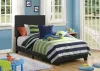 CoasterEveryday 300761T Dorian - Upholstered Twin Panel Bed - Black